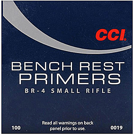 BR4 Small Rifle Primers - 100 Ct