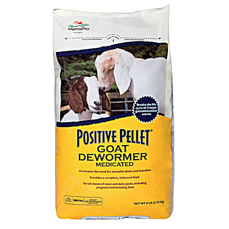Positive Pellet Medicated Goat Dewormer