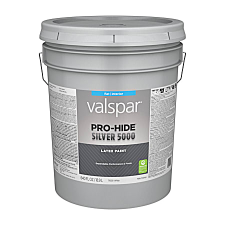 Pro-Hide Silver 5000 5 gal White Interior Flat Paint