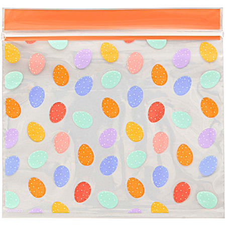Colorful Easter Eggs Resealable Treat Bags - 20 Ct