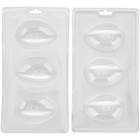 Easter Egg 3-Cavity Candy & Chocolate Mold - 2 Pk