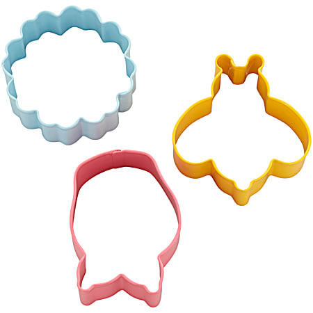 Easter Flowers & Bee Cookie Cutter Set - 3 Pk