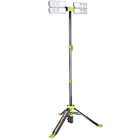 8000 Lumens Green/Black Voyager Rechargeable LED Work Light