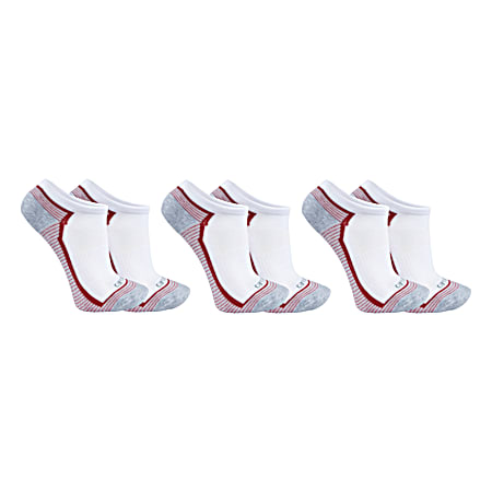 Ladies' Force Performance White Low Cut Socks