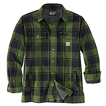 Men's Relaxed Fit Flannel Shirt Jacket