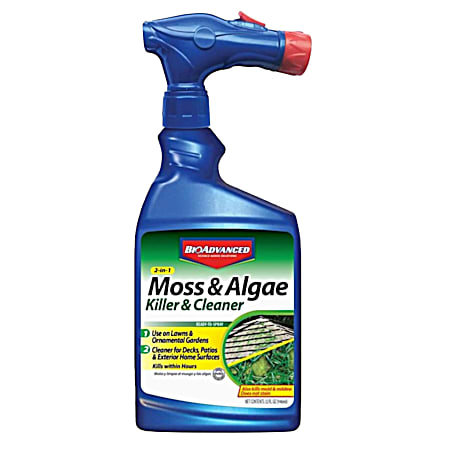 32 oz 2-in-1 Moss & Algae Killer Spray