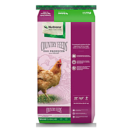 Country Feeds Egg Producer Hen Feed - 50 lb