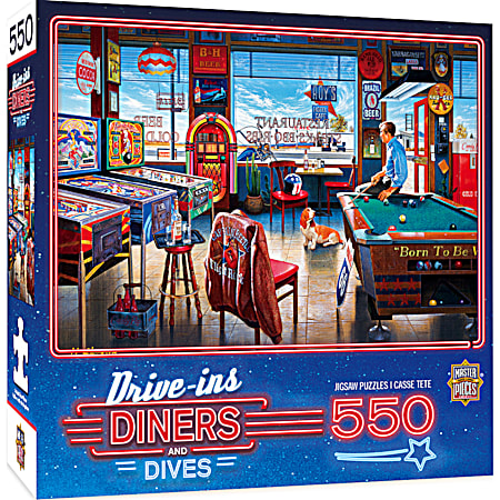 Drive-ins, Diners & Dives 550 Pc. Jigsaw Puzzles - Assorted