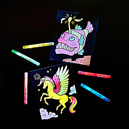 Glow Fusion Marker Coloring Set - Mythical Creatures