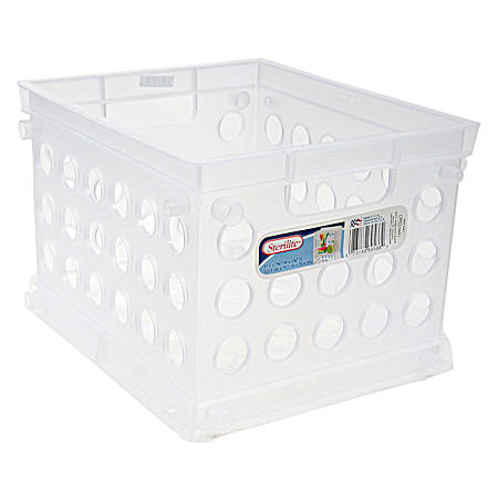 Small Clear Storage Crate