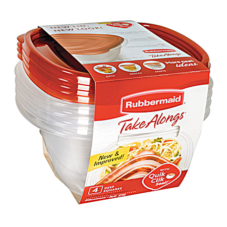 5.2-Cup TakeAlongs Containers - 4 Pk.