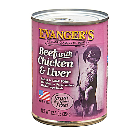 Heritage Classic Beef, Chicken & Liver Wet Dog Food