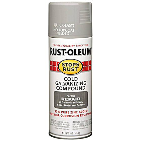 Stops Rust Cold Galvanizing Compound Spray