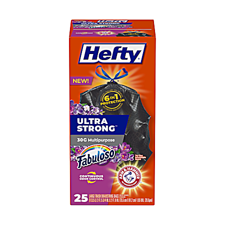 30 Gal. Ultra-Strong Fabuloso Trash Bags - 25 ct