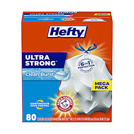 13 Gal. Ultra-Strong Scented Trash Bags - 80 ct
