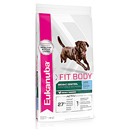 Fit Body Adult Weight Control Large Breed Dry Dog Food