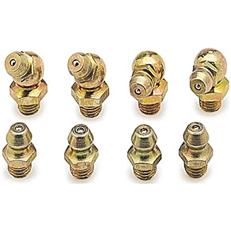 8 pc Metric Grease Fittings Assortment