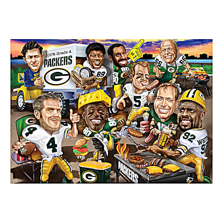 Green Bay Packers All-Time Greats 500 pc Jigsaw Puzzle