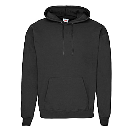 Men's EcoSmart Black Long Sleeve Fleece Hoodie