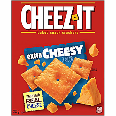 12.4 oz Extra Cheesy Baked Snack Crackers