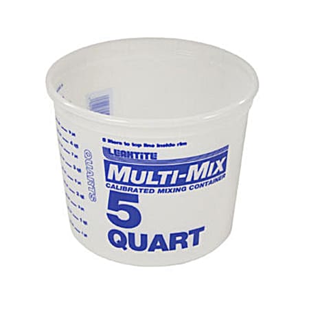 5 qt Calibrated Mixing Container