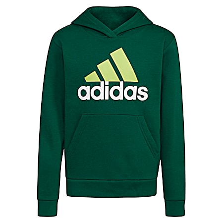 Boys' Green Essential Fleece Hoodie