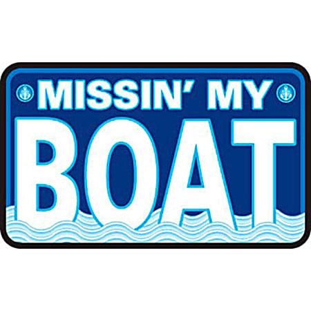 Missin' My Boat Hitch Cover
