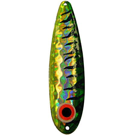 Magnum Pro-Foil Spoon - Green Tiger Dolphin