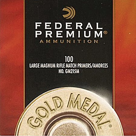 Gold Medal Large Magnum Rifle Primer - 100 Ct