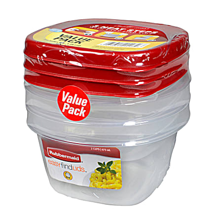 Small Value Pack Easy Find Lids - 3 Pk