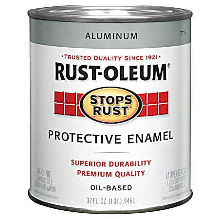 Stops Rust Protective Enamel - Aluminum