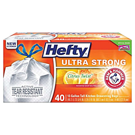 13 Gal. Ultra-Strong Scented Trash Bags - 40 ct