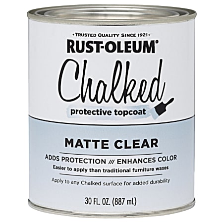 Chalked Protective Topcoat - Matte Clear
