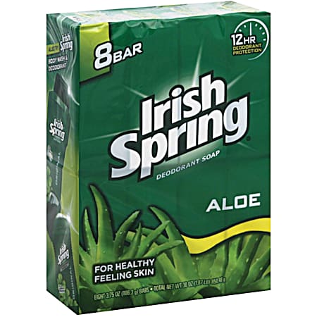 Aloe Deodorant Bar Soap - 8 ct