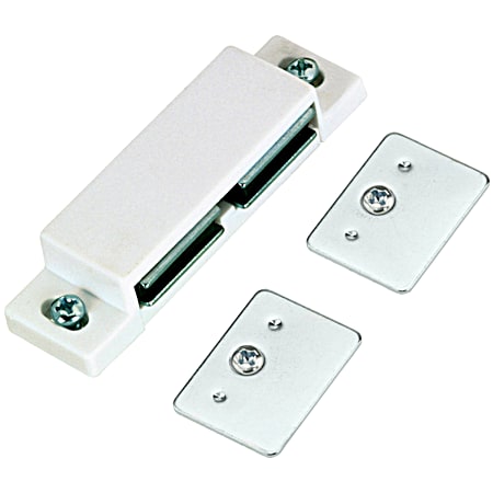 White Double Magnetic Catch