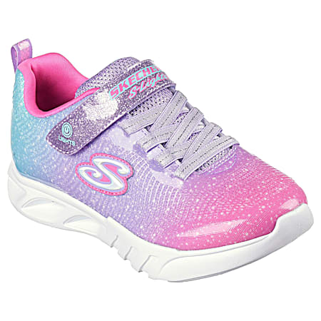 Girls' Pink Multi S Lights Flicker Flash Ombre Dreamer Shoes