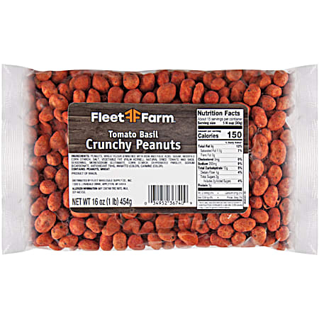 16 oz Tomato Basil Crunchy Peanuts