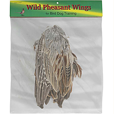 Dried Wild Pheasant Wings - 6 Pk
