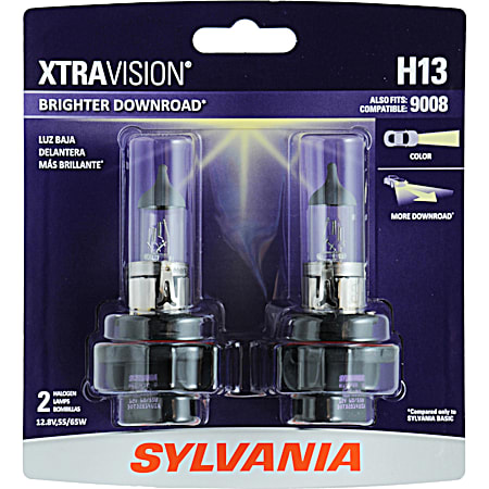 XtraVision Halogen Headlight Bulb - H13XV.BP2