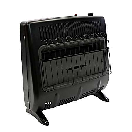 30,000 BTU MHVFGH30LPBT Black Vent-Free Propane Garage Heater