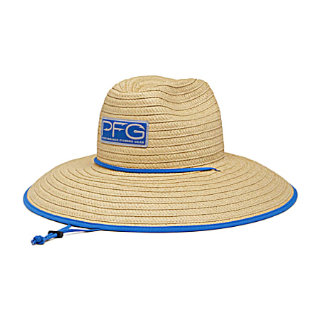 Adult Baha Straw Lifeguard Hat w/ Chin Cord