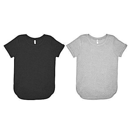 Women's Short Sleeve Tunic Shirt - 2 Pk