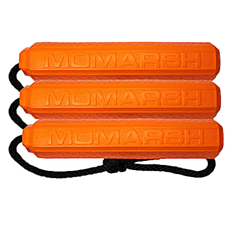 Pro-Performance Medium Blind-Blaze Orange Dog Training Bumpers - 3PK