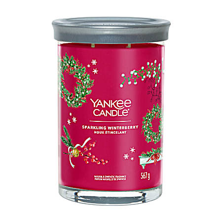20 oz Signature Large Tumbler Sparkling Winterberry Candle