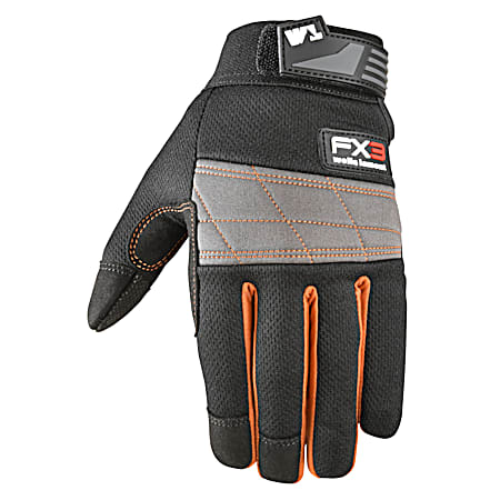 Men's FX3 Synthetic Leather Touchscreen Hybrid Gloves
