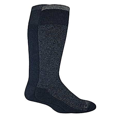 Men's Wool Blend Thermal Boot Socks - 2 Pk