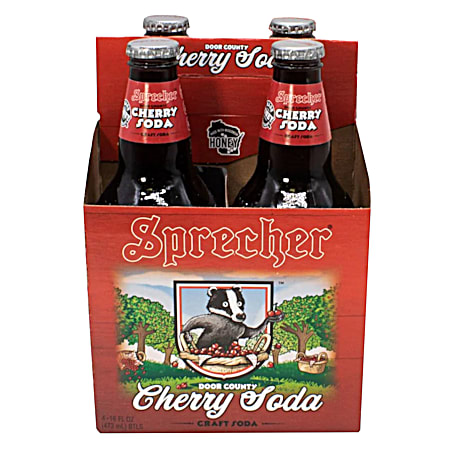16 oz Cherry Soda - 4 pk