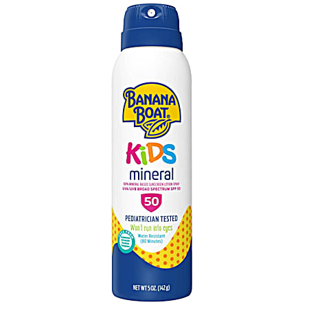 Kids Mineral Sunscreen Lotion Spray SPF 50