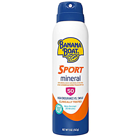 Sport Mineral Sunscreen Lotion Spray SPF 50