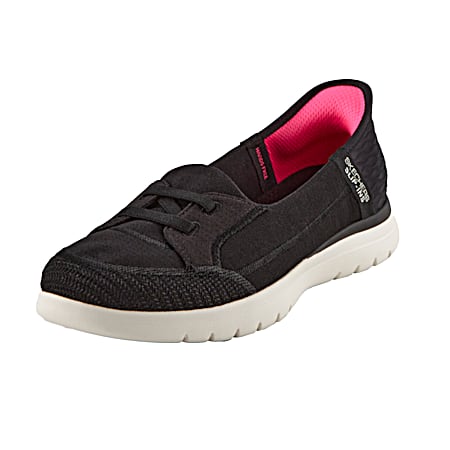 Performance Women's Black On-The-Go Top Notch Slip-On Shoes